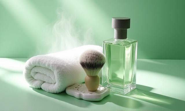 Rituale barbiere con panni caldi e prodotti di lusso